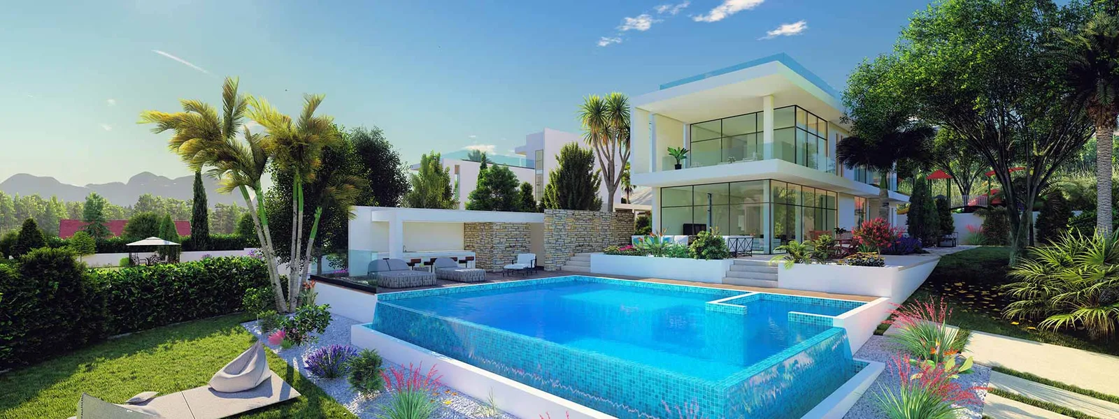 Calma Beachfront Villas in Latchi