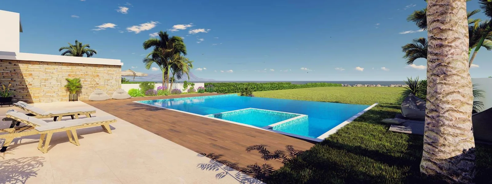 Calma Beachfront Villas in Latchi
