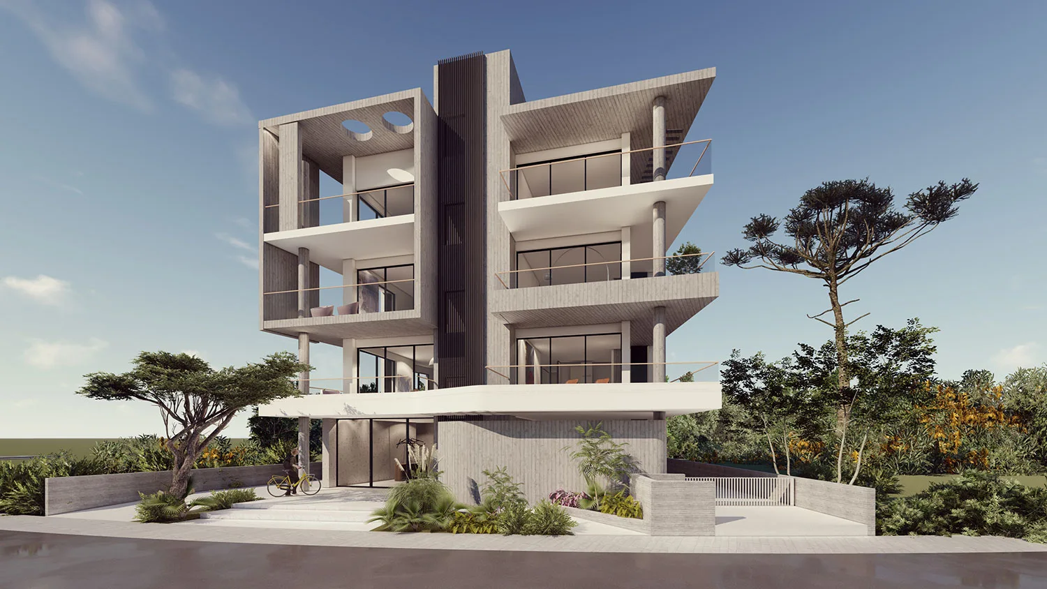 Residential Building on Top of a Hill