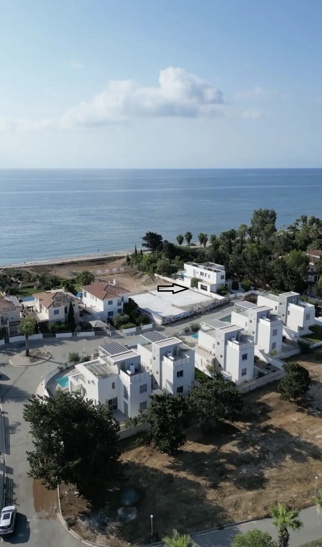 Larnaca Property Beachfront Three Bedroom Villa